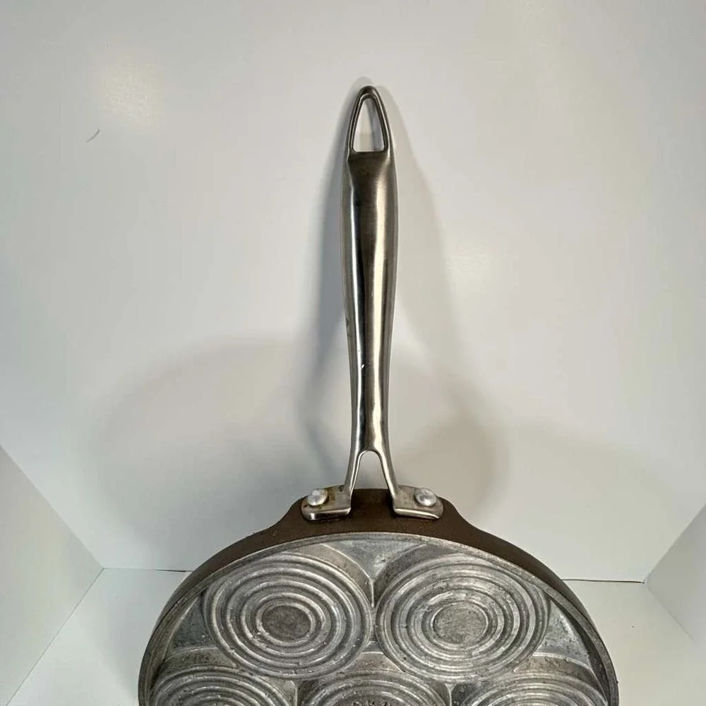 NORDIC WARE Non Stick Silver Dollar Waffle Chaffle Pan Makes 7 Waffles‎ at Once